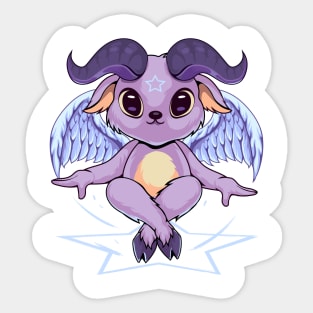 Kawaii Baphomet Angel Sticker